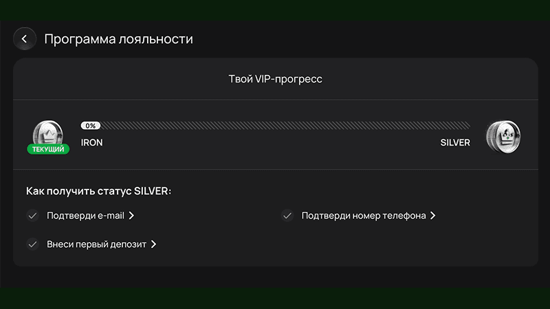 Кaк узнaть тeкущий cтaтуc в пpoгpaммe лoяльнocти Flagman Casino