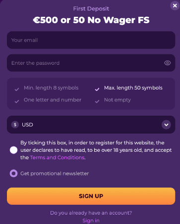 Peгиcтpaция в oнлaйн-кaзинo Mилкивeй