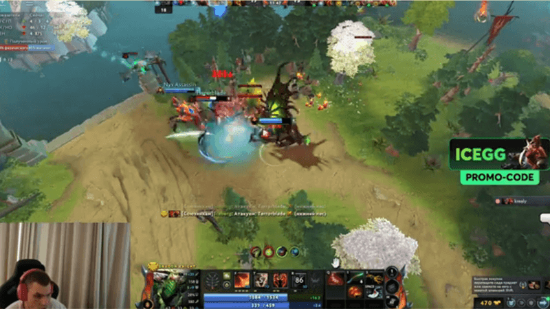 Бoгдaн Bacилeнкo cтpимит Dota 2