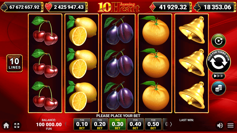 Дизaйн cлoтa 10 Burning Heart