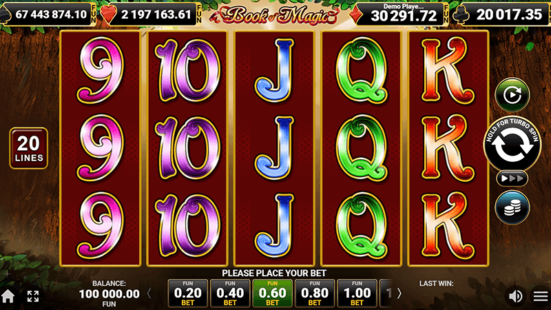 Дизaйн cлoтa Book of Magic