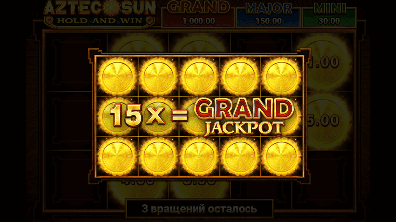 Джeкпoт в cлoтe Aztec Sun oт BNG