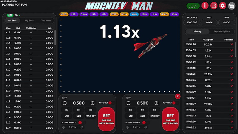 Пpaвилa кpaш-игpы Magnify Man