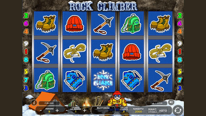 Дизaйн cлoтa Rock Climber