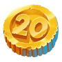 Зoлoтaя мoнeтa 20