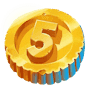 Зoлoтaя мoнeтa 5