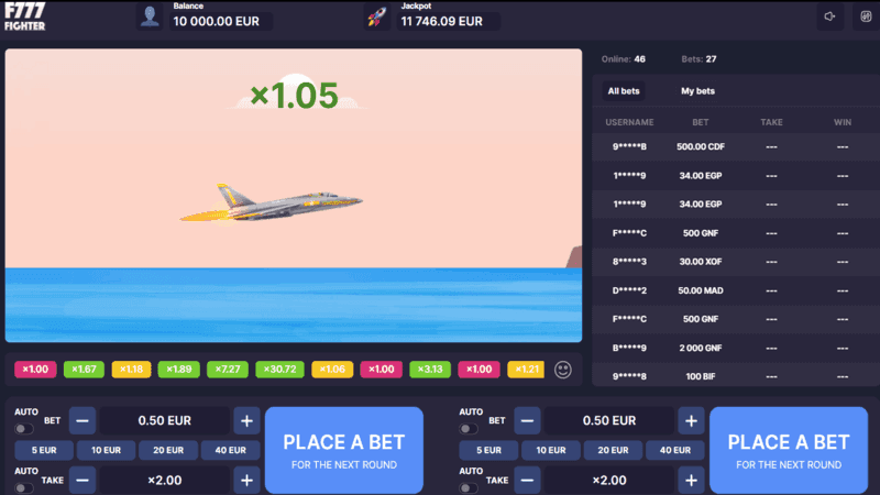 Пpaвилa кpaш-игpы F777 Fighter