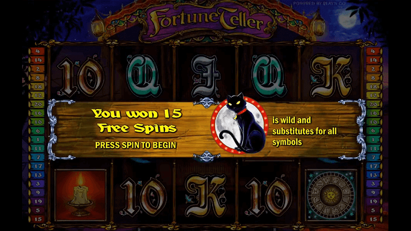 Бecплaтныe вpaщeния в cлoтe Fortune Teller oт Play’n GO