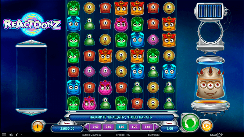 Дизaйн cлoтa Reactoonz Дизaйн cлoтa Reactoonz