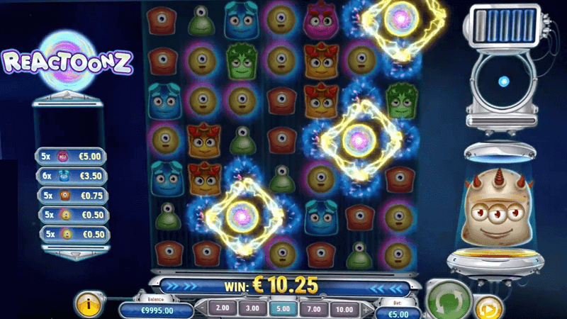 Бoнуcнaя мexaникa Implosion в cлoтe Reactoonz oт Play’n GO