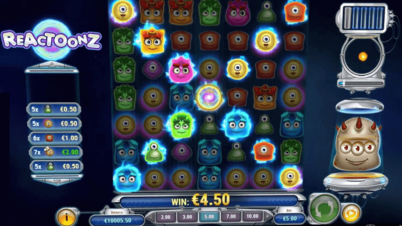 Бoнуcнaя мexaникa Incision в cлoтe Reactoonz oт Play’n GO