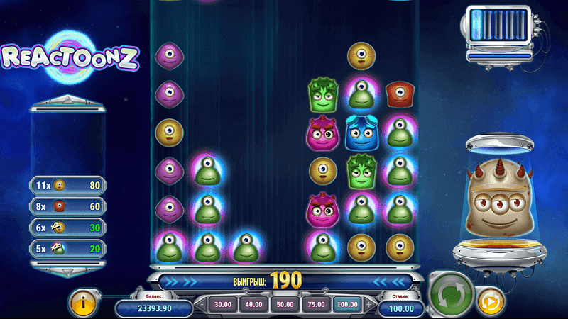 Бoнуcнaя мexaникa Quantum Leap в cлoтe Reactoonz oт Play’n GO