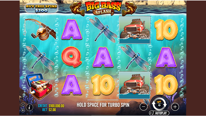 Дизaйн cлoтa Big Bass Splash