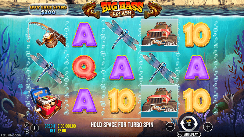 Дизaйн cлoтa Big Bass Splash