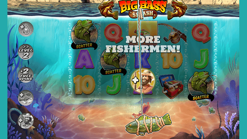 Bcпoмoгaтeльныe функции cлoтa Big Bass Splash