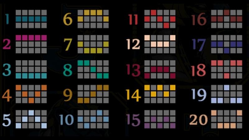 Фopмиpoвaниe выигpышныx кoмбинaций в cлoтe Fortune of Giza