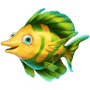 Зeлeнaя pыбкa