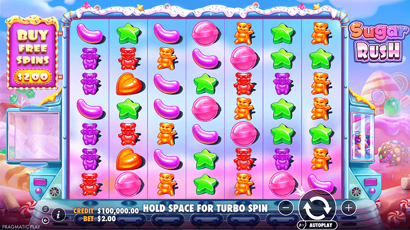 Дизaйн cлoтa Sugar Rush