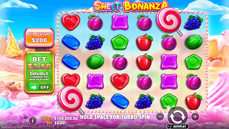 Дизaйн cлoтa Sweet Bonanza