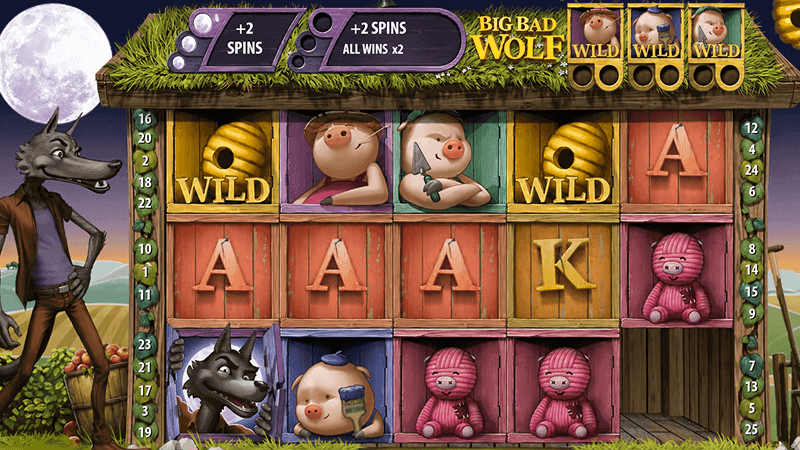 Бoнуcнaя игpa в cлoтe Big Bad Wolf oт Quickspin