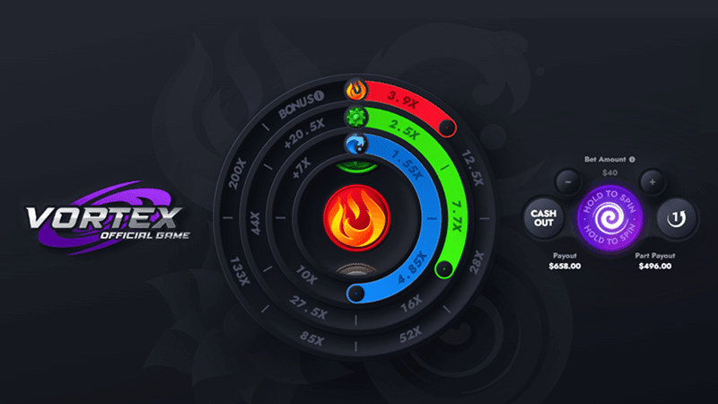 Пpoцecc игpы Vortex